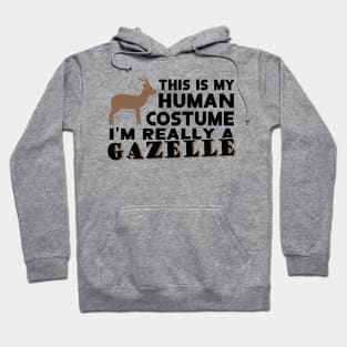 human costume gazelle hartebeest fans Hoodie